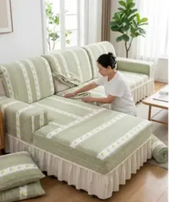 Premium Floral Sofa Cover Set for Living Room