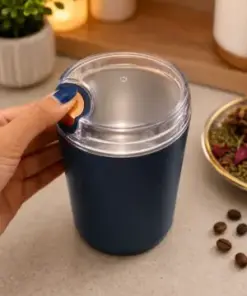 Portable Electric Coffee & Spice Grinder with One-Touch Operation