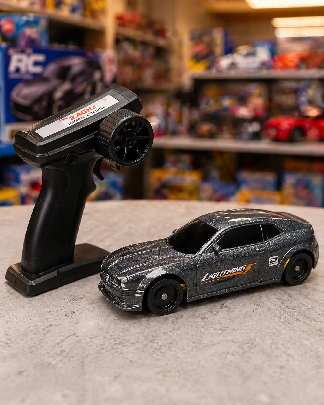 Racing-Sports-Car.webp Remote Control Racing Sports Car – Lightning Black Beast Edition