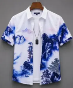 Premium Artistic Printed Casual Shirt – Statement Street Collection