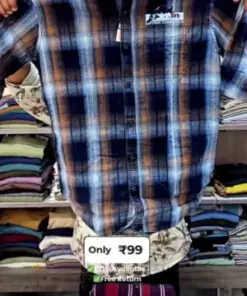 Classic Blue Check Casual Shirt – Everyday Smart Style