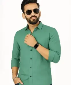 ForestEdge Casual Slim Shirt – Bold Color, Smart Attitude
