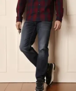 Dark Blue Slim-Fit Jeans
