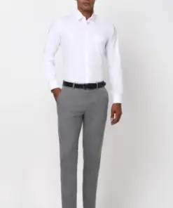 Elite White Formal Shirt – Crisp. Clean. Powerful.